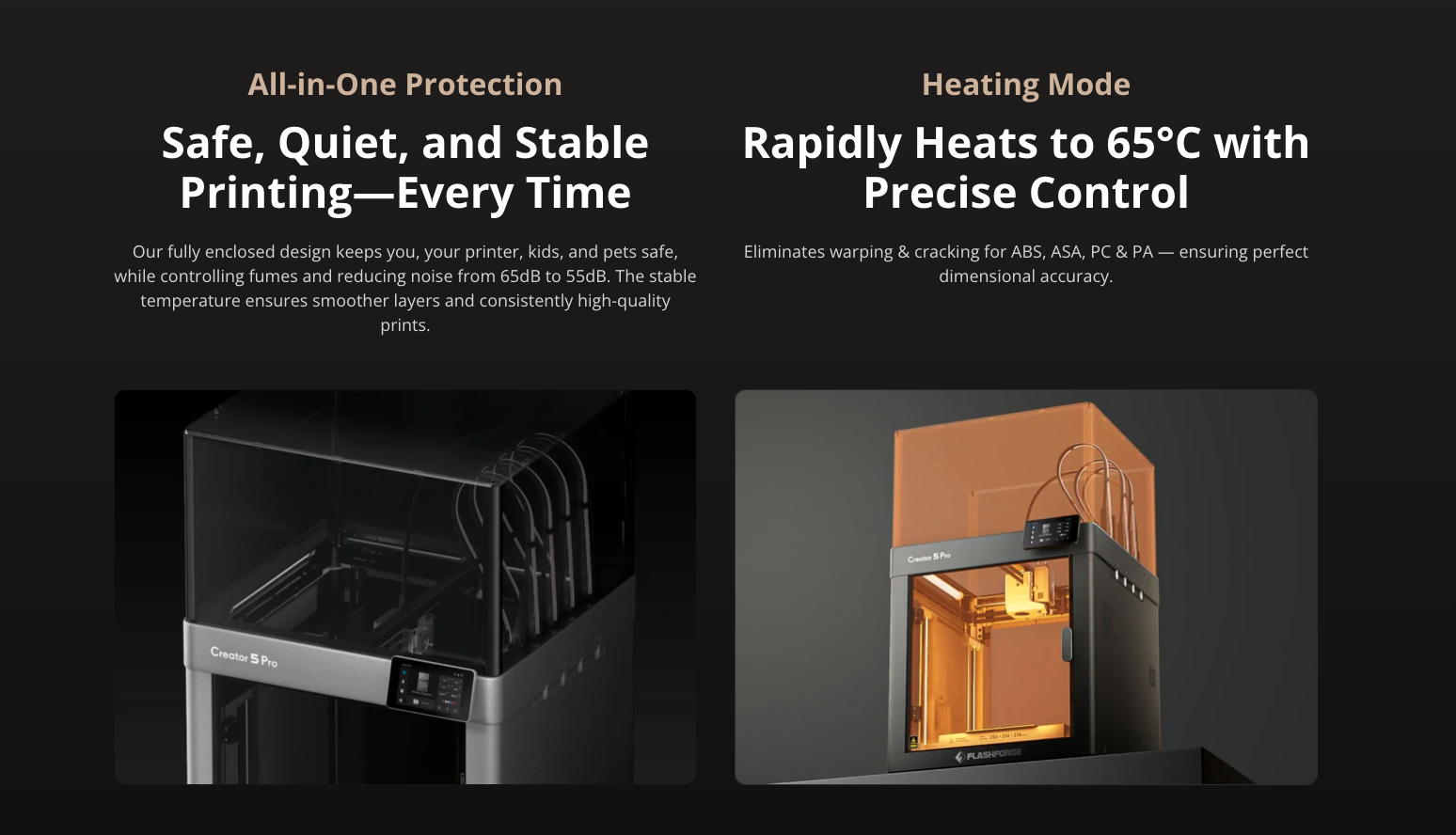 플래시포지 크레에이터5, Flashforge Creator 5 Pro