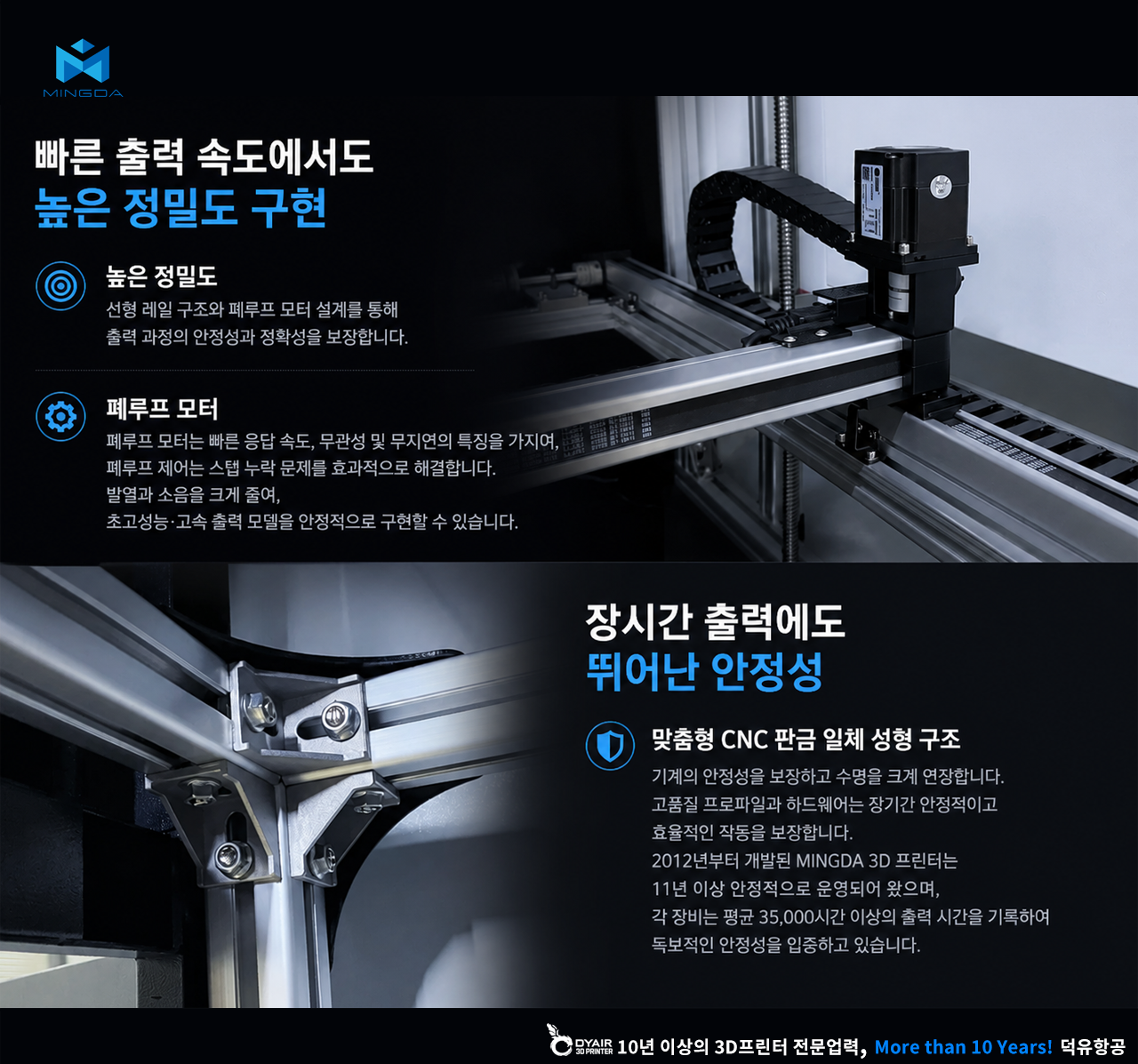 MINGDA MD600D 3D프린터 상세사양