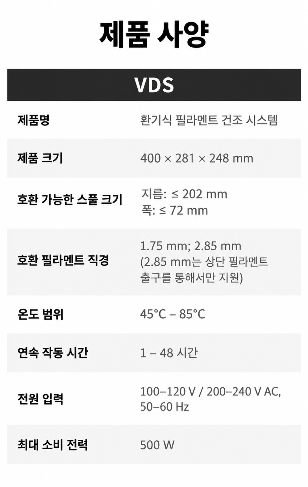 Flashforge VDS란? 필라멘트 보관을 넘어 ‘건조·습도관리·공급’까지 한 번에